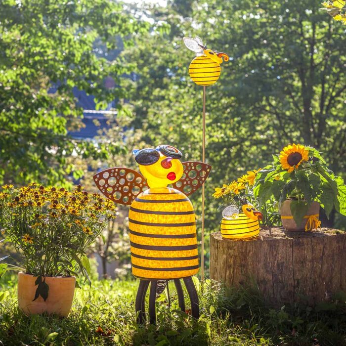 Summer Borowski Glass Bees