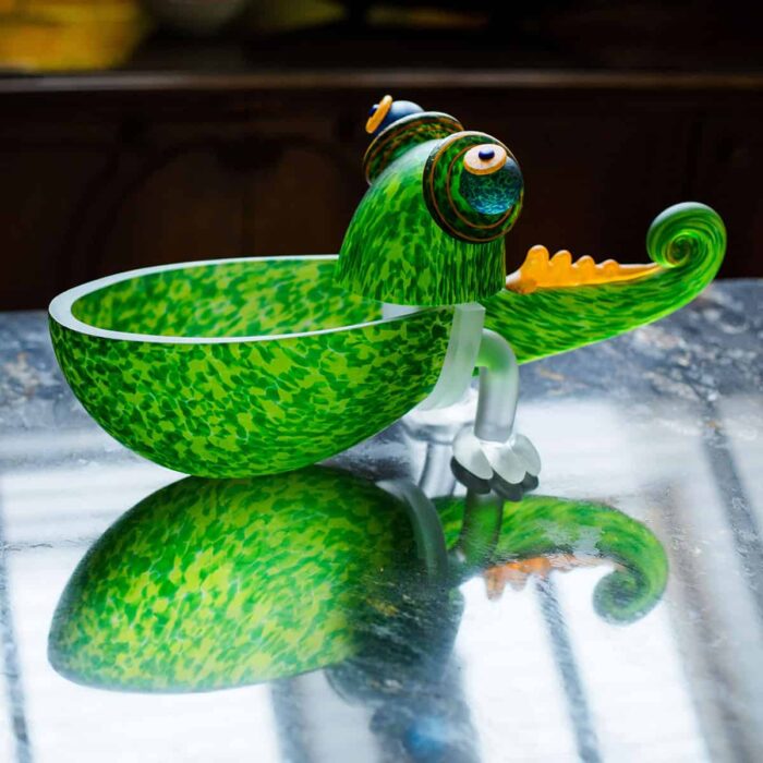 Borowski glass bowl Chameleon Small