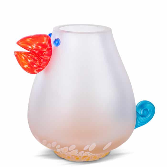 CHICKO | Borowski glass vase red