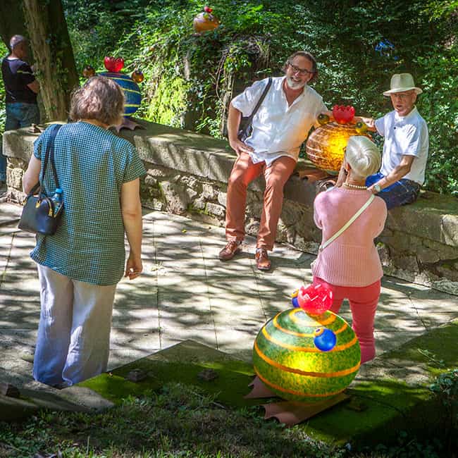 Besucher auf dem Borowski Sommerfest 2023